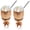 Rose Gold, variant on Yvsxxv Gold Pineapple Shape Stainless Steel Cocktail Cup With Straw 2Pcs