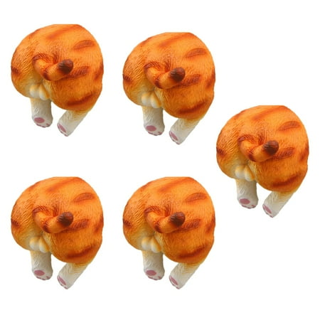 

5Pcs Cat Butt Fridge Magnet Refrigerator Magnet Cat for Whiteboard(A)