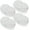 White, variant on Chunky Chenille Yarn for Crocheting, Chunky Yarn for Hand Knitting Blanket, Bulky Chunky Fluffy Yarn for Crocheting, Jumbo Yarn, Thick Yarn, Pack of 4 (4 Skeins, Each Skein 28 yds, 8oz)