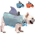 thumbnail image 1 of Dog Life Jacket Pet Swimming Shark Safety Vest, 1 of 1