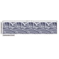 thumbnail image 3 of Ambesonne Abstract Fabric by the Yard Upholstery, Intertwined Elements Art, 10 Yards, Dark Violet Blue and White, 3 of 5