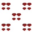 thumbnail image 1 of kurtrusly Semelles Ajustables pour Talons Hauts, Réparation de Talons Personnalisable, Rouge 5Set, 1 of 6
