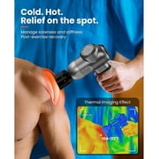 Massage Gun with Heat and Cold Therapy - BOB AND BRAD C2 Pro Deep Tissue Percussion Muscle Massager with 5 Speeds + 5 Heads