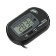 thumbnail image 2 of Termómetro digital LCD para acuario, medidor de temperatura del agua para pecera, controlador con cable, color negro, 2 of 14