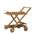 thumbnail image 4 of Huppert Acacia Wood Indoor Bar Cart, Natural Stained, 4 of 8