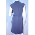 thumbnail image 2 of ELLEN TRACY Beaded GREY Steel DRESS Back ZIP 4 $125, 2 of 2