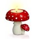 thumbnail image 1 of Mushroom Candle Holders, Mushroom Tealight Candle Holder, Red Mushroom Candle Holder Tea Scented Candle Resin, 1 of 5
