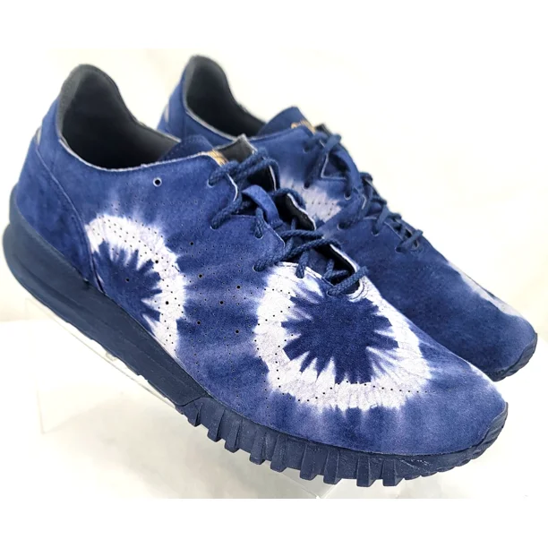 Onitsuka & Tiger D7H0L Samsara Lo Blue Tie-Dye Lace-Up Sneaker Shoes Men's US 9.5