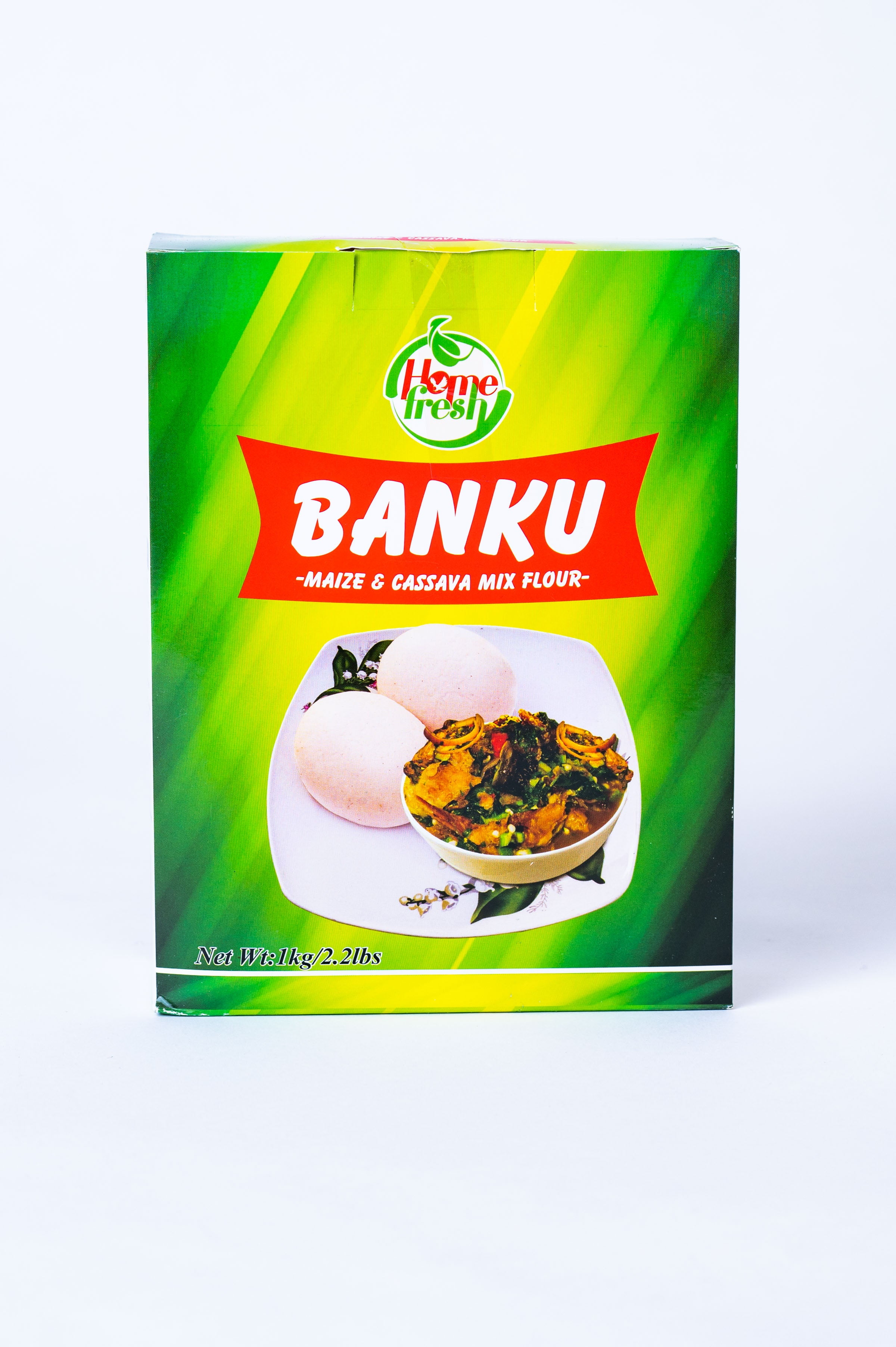 African Delights Home Fresh Banku Maize & Cassava Mix Flour, 1kg