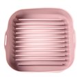 thumbnail image 1 of Olla de silicona, freidora de aire, gruesa, para barbacoa, horno, bandeja con calefacción, cesta, molde para hornear resistente al calor, rosa Jumpingount HA004719-02, 1 of 7