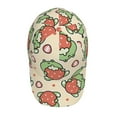 thumbnail image 4 of Daiia Frog Hold Strawberry Baseball Cap Men Women Classic Adjustable For Running Workout And Outdoor Activitie All Season Dad Hat Gift, 4 of 9