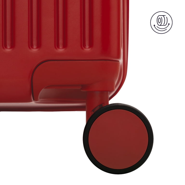 iFLY Transit 28" Expandable Hardside Luggage, Red photo 8
