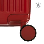 iFLY Transit 28 Expandable Hardside Spinner Large Checked Luggage, Red