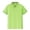 #A03-Fluorescent Green, variant on Kids Uniform Back to School Clothes Short Sleeve Pique Back to School Clothes Button Closure Solid Color School Uniform Shirts Comfortable Collared Dress Back to School Clothes