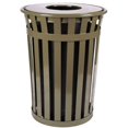 thumbnail image 5 of Witt Industries M3601-DT-BN Receptacle with dome top lid and plastic liner- brown, 5 of 6