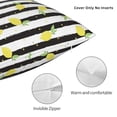 thumbnail image 3 of Pofeuu Lemon_1 Print Double-sided plush pillowcase Square Throw Pillow Covers Pillows Cover for Living Room Bedroom Sofa Couch Cushion Cover（No pillow core）-20"x20", 3 of 7