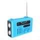 thumbnail image 1 of Radio Solar Multifuncional con Manivela, Radio Portátil AM/FM/NOAA, Altavoz Bluetooth con Lámpara de Lectura LED para Exteriores C, 1 of 5