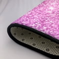 thumbnail image 5 of Shaggy Area Rug, Pink Purple Glitter Texture Rugs for Living Room Bedroom Non Slip Door Mat Indoor Carpet Machine Washable Nursery Home Decor Floor Mats for Entryway 60x39in, 5 of 5