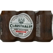Clausthaler Dry Hopped Non Alcoholic Beer, 11.2 fl oz, 6 Pack Aluminum Cans, 0.5% ABV