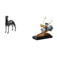 thumbnail image 1 of Estatua de perro de resina,Estatua de perro galgo de resina con forma de animal,Escultura coleccionable para escritorio,decoración del hogar,estatua de bailarina de ballet,Estatua de bailarina, 1 of 8
