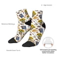 thumbnail image 6 of Pofeuu Picnic Print 30cm Socks, Adult Running Hiking Socks for Youth and Adult, 6 of 7