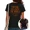 A-Black, variant on Women's Bible Verse T-Shirt Double-Sided John Three Sixteen Religious Tee Casual Tops Beige, 2XL