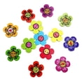 thumbnail image 1 of 100 Botones de Madera Con Forma de Flor Surtida para Costura y Manualidades 20 mm Sunnimix, 1 of 7