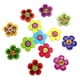 thumbnail image 1 of 100 Botones de Madera Con Forma de Flor Surtida para Costura y Manualidades 20 mm Sunnimix, 1 of 7