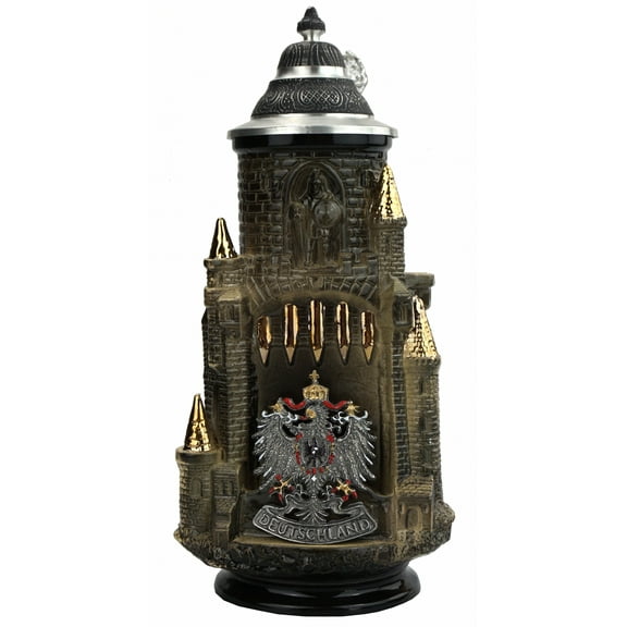 German Stein Tower Stein 0.3 liter tankard, beer mug