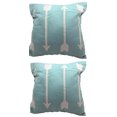 thumbnail image 1 of 10" x 10" Mosos Decorative Mini Throw Pillows Set of 2 Spider, Pumpkin, Heart, Blue Arrow or Mixed, 1 of 2