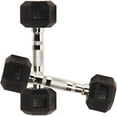 thumbnail image 2 of Gymnastics Power Hex Dumbbells Exercise & Fitness Weights Dumbbell for Women & Men (5 Lb. Pair), 2 of 4