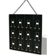 7 Gypsies Vintage Large Black Receipt Holder