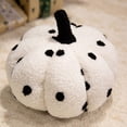 thumbnail image 3 of Decorr 6.3 Inch Plush Pumpkin Throw Pillow, 3D Plush Fall Cushion, Soft Sherpa Fleece Decorative Pillow for Sofa, Bedroom, Living Room, Thanksgiving Gift, 3 of 4