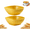 Yellow, variant on Djiypn 1Pack Unbreakable Cereal Bowls, Wheat Straw Bowls - Microwave & Dishwasher Safe Bowls for Kitchen, Reusable Plastic Bowls for Soup, Salad and Snack
