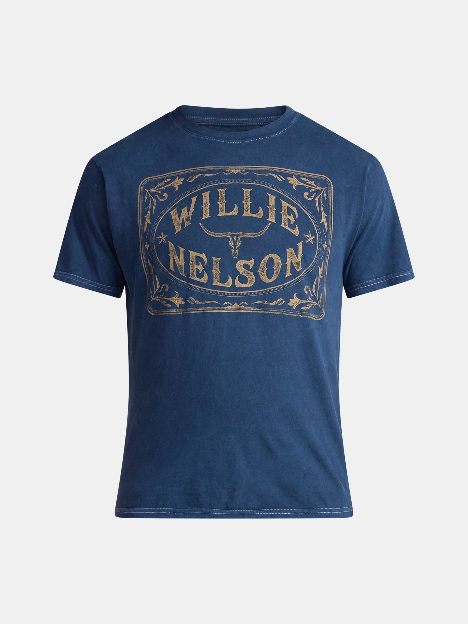Willie Nelson Men's and Big Men's Graphic Tee with Short Sleeves, Sizes S-3XL
