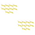thumbnail image 3 of QualitChoice 10 Pieces Artificial Flowers Branch Fake Flower Indoor Outdoor Christmas Yellow 2PCS, 3 of 6