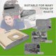 thumbnail image 2 of 10 Pieces Vacuum Bags For 6.959-130.0 Paper Bags For Vacuum Cleaners Wd3 Wd3p, 2 of 2