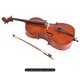 thumbnail image 3 of Violonchelo 4/4 de madera brillante con cuerpo de tilo y diapasón de arce, incluye arco, resina y estuche ideal para estudiantes y principiantes., 3 of 7