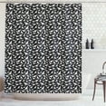 thumbnail image 1 of Ambesonne Kangaroo Shower Curtain, Marsupial Animal, 69"Wx70"L, Black and White, 1 of 3