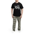 thumbnail image 5 of CafePress - King Gold Men's Dark Pajamas - Men's Dark Loose Fit Cotton Pajama Set, 5 of 7