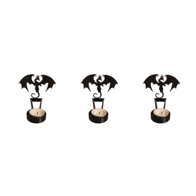 braveheart Rustproof Coating Candle Holders For Durability Halloween Decoration Exquisite Craft Candlestick I 3Set