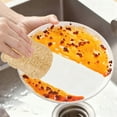 thumbnail image 1 of Loofah Brush Double Sided Thick Dishwashing Cloth Kitchen Cleaning Cloth Bowl Brush Pot Brush Scouring Pad, 1 of 3