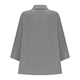 thumbnail image 5 of Vestidos Casuales Para Mujer, Blusas De Mujer De Moda Moda de verano para mujer, cuello en V, manga tres cuartos, color liso, 5 of 8