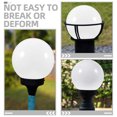 thumbnail image 4 of 2pcs Lamp Post Globes Replacement Round Spherical Acrylic Lamp Post Cover, 4 of 6