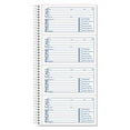 thumbnail image 2 of Spiralbound Message Book, Two-Part Carbonless, 2.75 X 5, 4/page, 200 Forms | Bundle of 5, 2 of 3