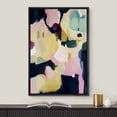 thumbnail image 2 of IDEA4WALL Framed Canvas Print Retro Colorful Palette Paint Stroke Landscape Abstract Wall Art Modern Artwork Decor Bohemian Relax/Zen for Living Room, Bedroom - Black 24"x36", 2 of 5