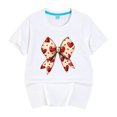thumbnail image 4 of Gerichy Girls Short Sleeve T Shirts Girls Graphic Print Summer Short T-Shirts for Girls Valentine's Day Shirt Girl Fashion Valentines Day Summer Tops, 4 of 5