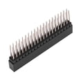 thumbnail image 4 of 2x20 Pinos, Conectores de Pinos Cortos de Doble Hurbra Con Paso de 2,54 mm, Párr., 4 of 7