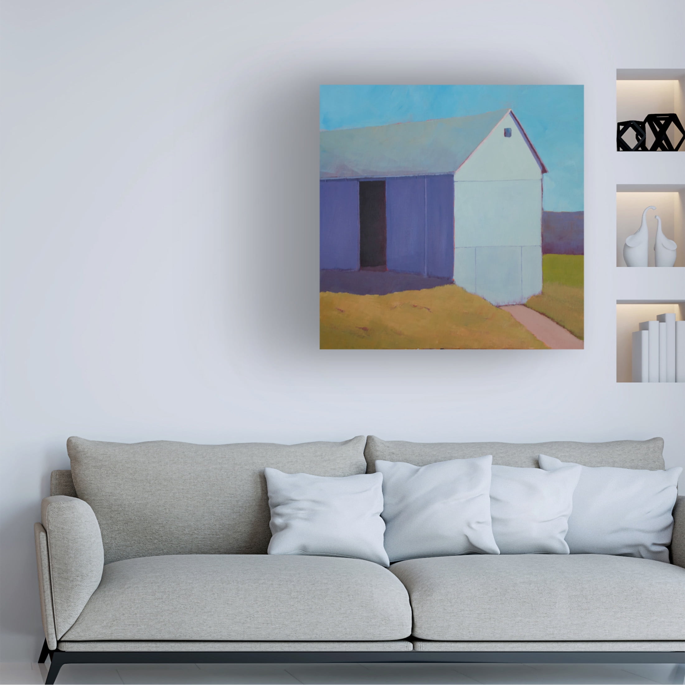 Trademark Fine Art Carol Young Homestead Barn II Canvas Wall Art