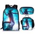 thumbnail image 1 of Skibidi Toilet Student Backpack Children'S Meal Bag Pencil Bag Three-Piece Backpack, 1 of 2